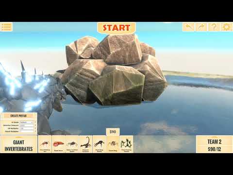 Godzilla vs Big Swarm Bug | animal revolt battle simulation | arbs test