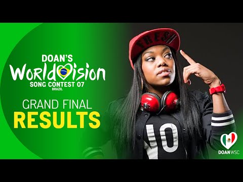 Doans Worldvision Song Contest 07 - Grand Final Results