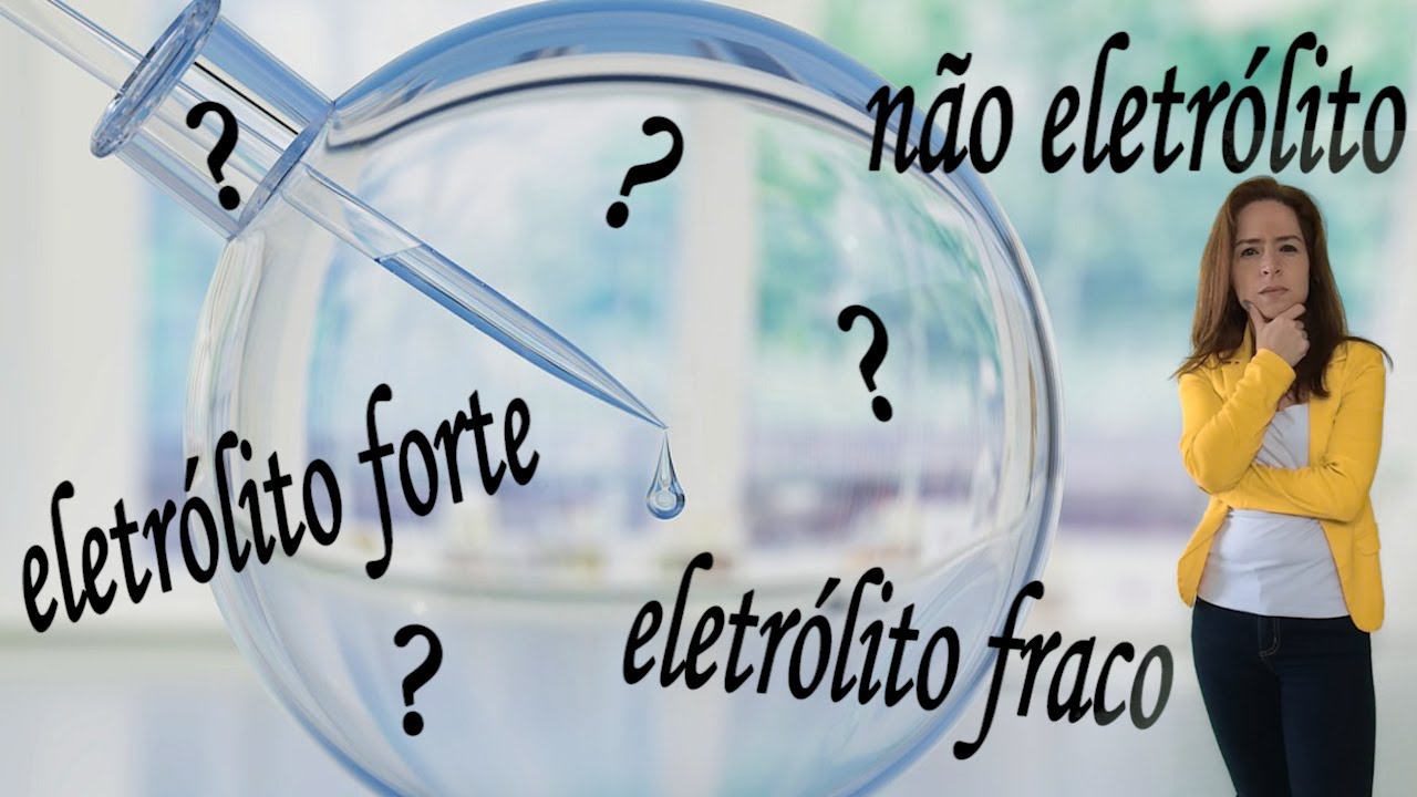 Diferenciando eletrólitos fortes, fracos e não eletrólitos