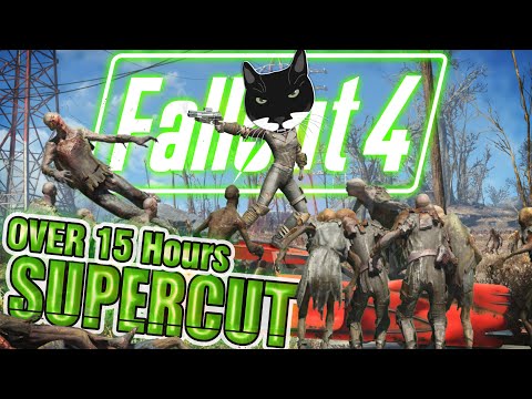 Epic Zombie Apocalypse Challenge 1 Life Survival Fallout 4 - Supercut