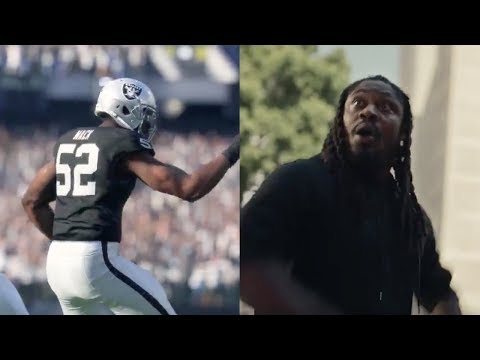 Marshawn Lynch Gets FAKED OUT by Madden 18 Graphics in Hilarious Commercial