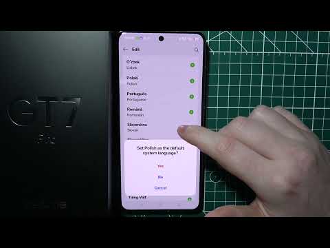 Realme GT 7 Pro - How to Change Language