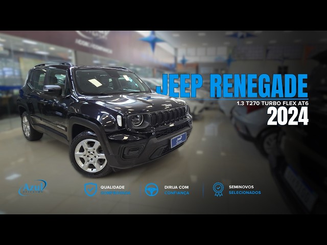 Vídeo JEEP RENEGADE 1.3 T270 TURBO FLEX SPORT AT6