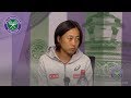 Shuai Zhang Quarter-Final Press Conference WImbledon 2019