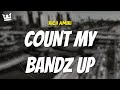Rich Amiri COUNT MY BANDZ UP LYRICS