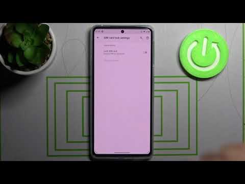 How to Add SIM PIN in MOTOROLA Edge 20 – SIM Card PIN Management