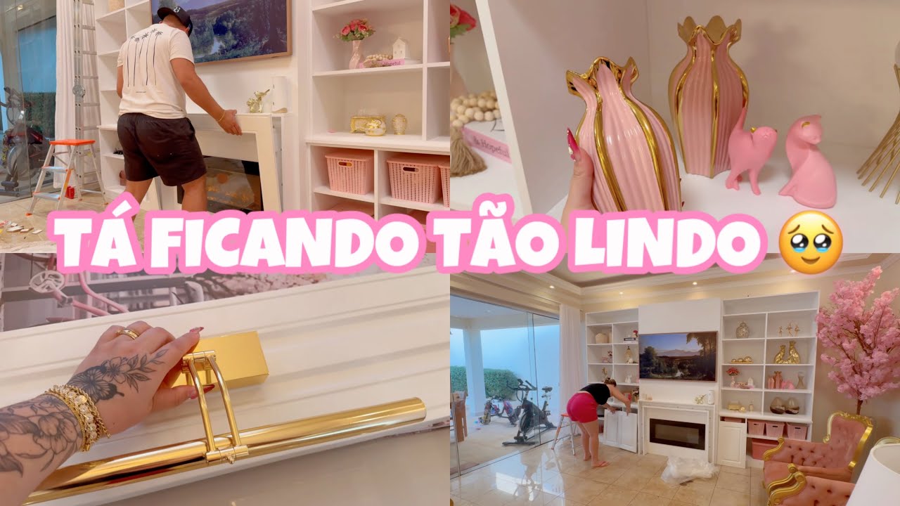 PORQUE EU ESTÁVA SUMIDA ? CHEGOU AS PORTAS DO RACK I INSTALAMOS AS LUMINÁRIAS I Ketlyn Paiva