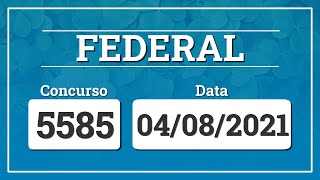 Capa de LOTERIA FEDERAL 5585