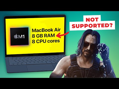 Can Cyberpunk 2077 run on the 8GB M1 MacBook Air?