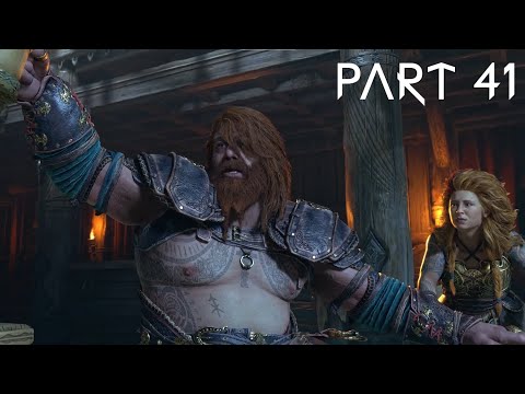 GOD OF WAR RAGNAROK PS5 Walkthrough Gameplay Part 41 - DRUNK THOR