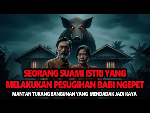 SEORANG SUAMI ISTRI YANG MELAKUKAN PESUGIHAN BABI NGEPET - CERITA HOROR
