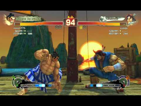 nonoGT75 [E.Honda] vs yulelpi T.Hawk] USF4 Online Ranked Matches - PSN