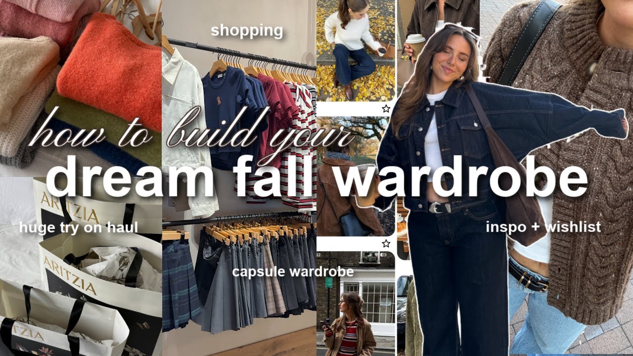 BUILDING MY DREAM FALL WARDROBE 🍂🧥 *huge* try on haul, shopping, & closet cleanout! (ultimate guide)