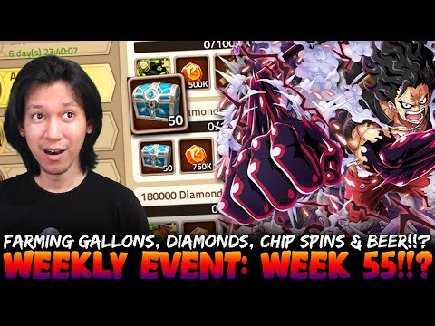 Farming Gallons, Diamonds, Chip Spins & Beer!!? Hit Boss Sabo Untung Banyak!!? - Epic Treasure
