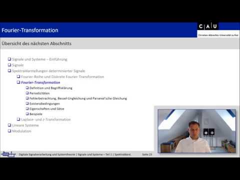 Vorlesung "Signale und Systeme - Teil 1", 3. Spektraldarstellungen, Fourier-Transformationen, Teil 2