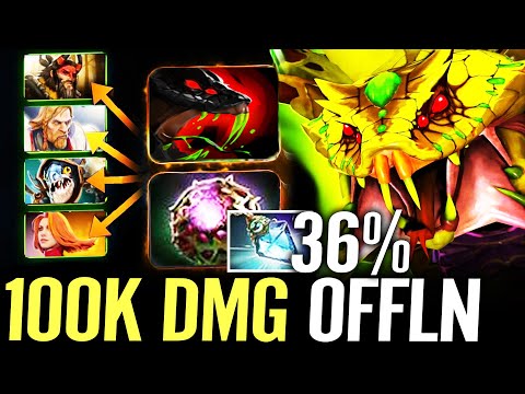 🔥 100.000 DMG -36 CD META Venomancer Offlane — Octarine Core + Prism Spam Latent Toxicity Dota 2 Pro