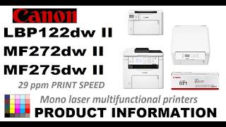 Canon LBP122 II MF272dw II MF275dw II with toner 071 - Product Informa