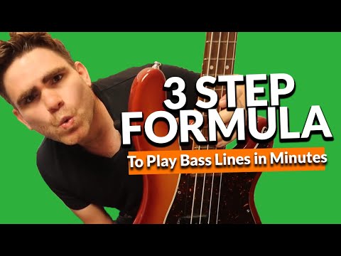The 3 Step Formula To Play Bass Lines In Minutes