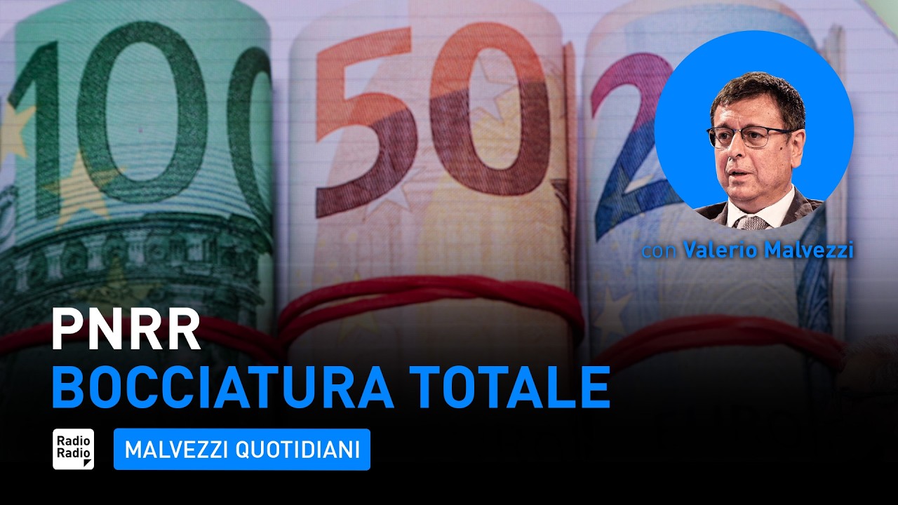 ILLUSIONE PNRR,  DISASTRO IN ARRIVO: ABBIAMO UNA MONTAGNA DI DEBITO PER PROGETTI CHE ERANO PREVISTI