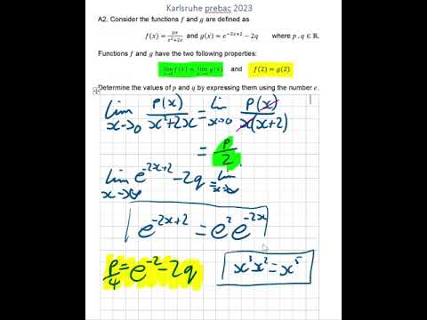 Practice question solution for maths 5P European Bac (Varese prebac 2023)