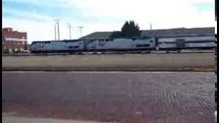 preview picture of video 'Amtrak Hutchinson Kansas 111413'