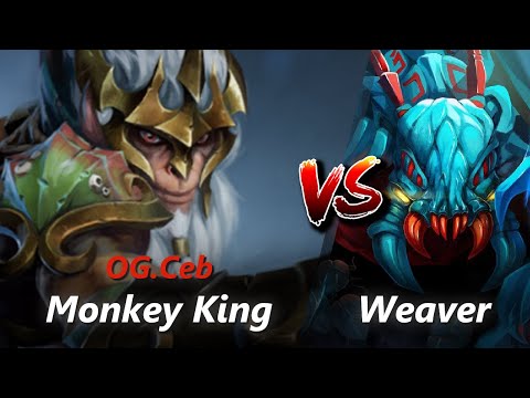 How to Monkey King offlane vs Weaver/Pudge (feat. Ceb) | First 10 minutes