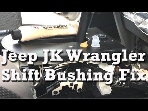 Jeep Jk Shift cable Bushing Fix for under center console end of shift cable, not the transmission.