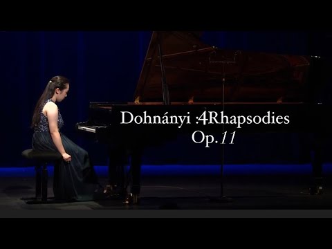 Dohnányi : 4 Rhapsodies Op.11 / ドホナーニ: 4つの狂詩曲 作品11