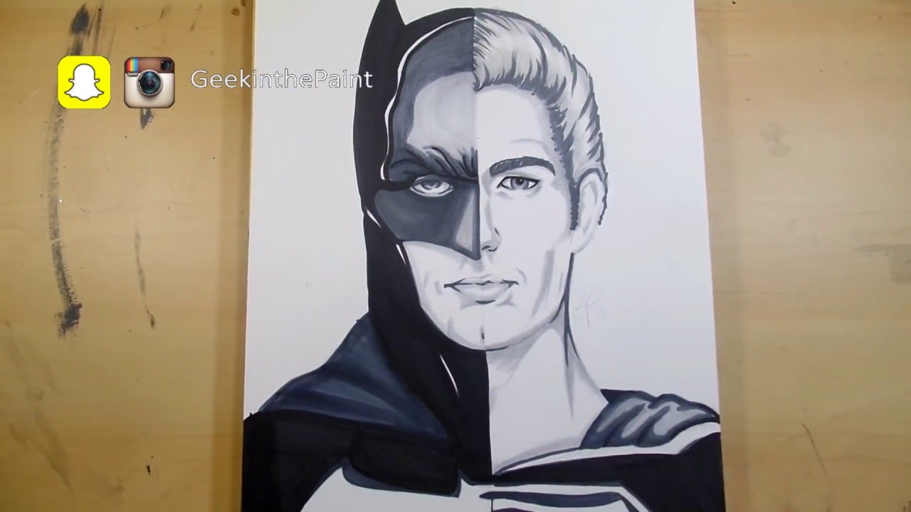 Batman V Superman: Dawn of Justice | GeekinthePaint