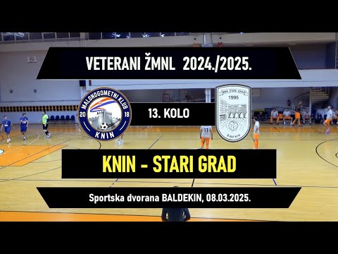 VETERANI ŽMNL: KNIN - STARI GRAD  4:0, 08.03.2025.