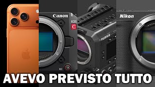 Apple iPhone 17 + Canon EOS C50 + Fujifilm GFX Eterna 55 + Nikon ZR: AVEVO PREVISTO TUTTO!