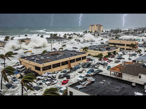 Chaos in Jamaica Today! Storm Surge Hurricane Melissa Swept Away Homes in Kingston
