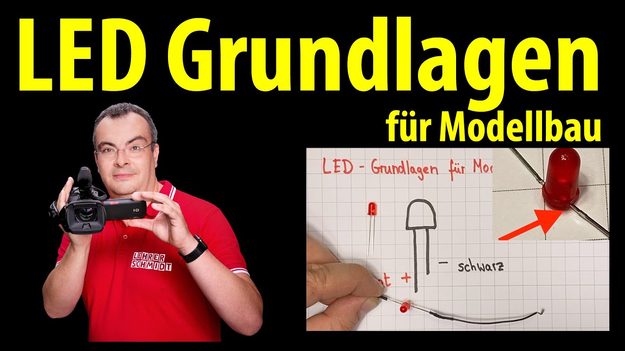 LED - Grundlagen - Schaltkreise und Widerstände berechnen | Lehrerschmidt