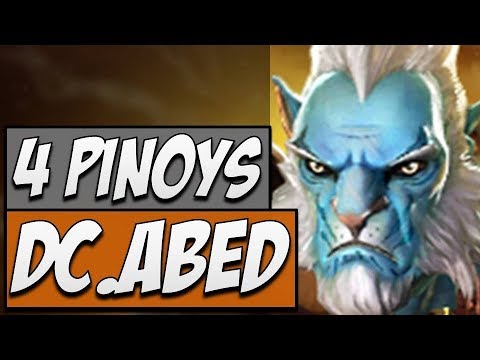 Abed Phantom Lancer with 4 PINOYS GG | Road to Dota 2 2018 ROAD TO TI11
