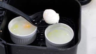 How to Poach Eggs in the Air Fryer | Two Methods | Cooking Basics