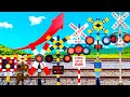 Railroad Crossing In Order Of Tallest