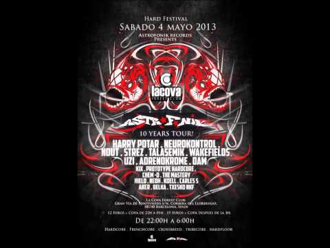 Dam vs Prototype Hardcore Live @ 10 years Astrofonik tour, La cova, Spain 04-05-2013