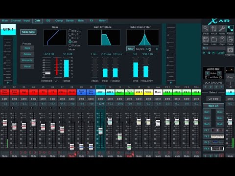 X AIR How To: Side Chain Triggering