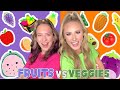 FRUITS 🍌🍊🍒 VS VEGETABLES 🌽🍅🥦 LEARNING EXPRESS SHOPPING CHALLENGE!