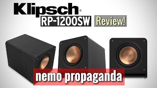 Video thumbnail for They nailed it! Klipsch RP1200SW Subwoofer Review! by Nemo Audio Project