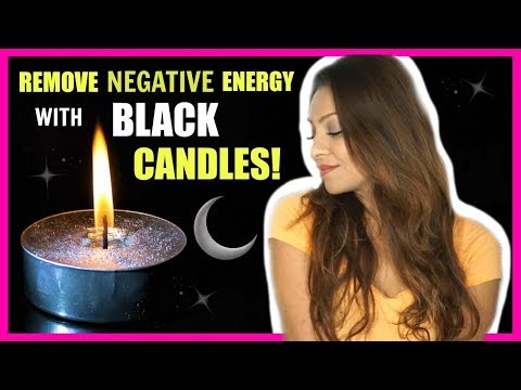 HOW TO GET RID OF NEGATIVE ENERGY USING BLACK CANDLES! │CLEAR YOUR SPACE, ENERGY, HOME & MIND! Video