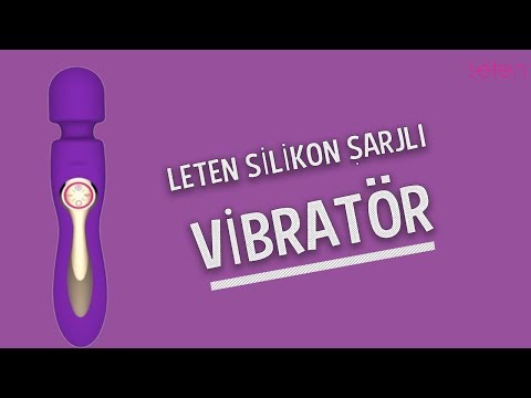 Leten Silikon Şarjlı 10 Hız&10 Modlu Kaliteli Silikon Masaj Aleti Vİbratör