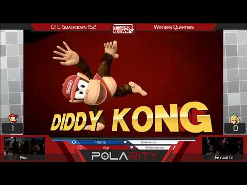 CFL Smackdown 152 WiiU - Kiki (Diddy Kong) vs Gilgamesh (ZSS) - Winners Quarters