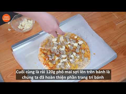 Hướng Dẫn Cách Làm Bánh Pizza Hawaii Chay Phần 2 l Vinbar