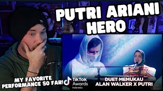 Download lagu Metal Vocalist First Time Reaction - 'Alan Walker X Putri Ariani - Hero | TIKTOK AWARDS INDONESIA mp3