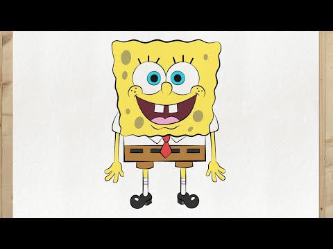 Comment dessiner BOB L'ÉPONGE étape par étape et facilement