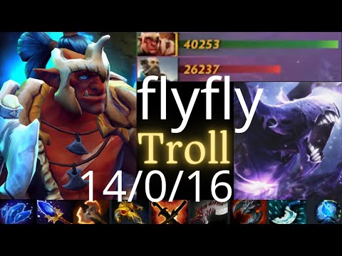 flyfly Troll Warlord vs Broodmother, Windranger, Kunkka IG vs PSG.LGD g1 Perfect World DPC CN dota2