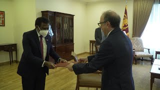 ԱԳ նախարար Արա Այվազյանն ընդունեց Շրի Լանկայի դեսպանին