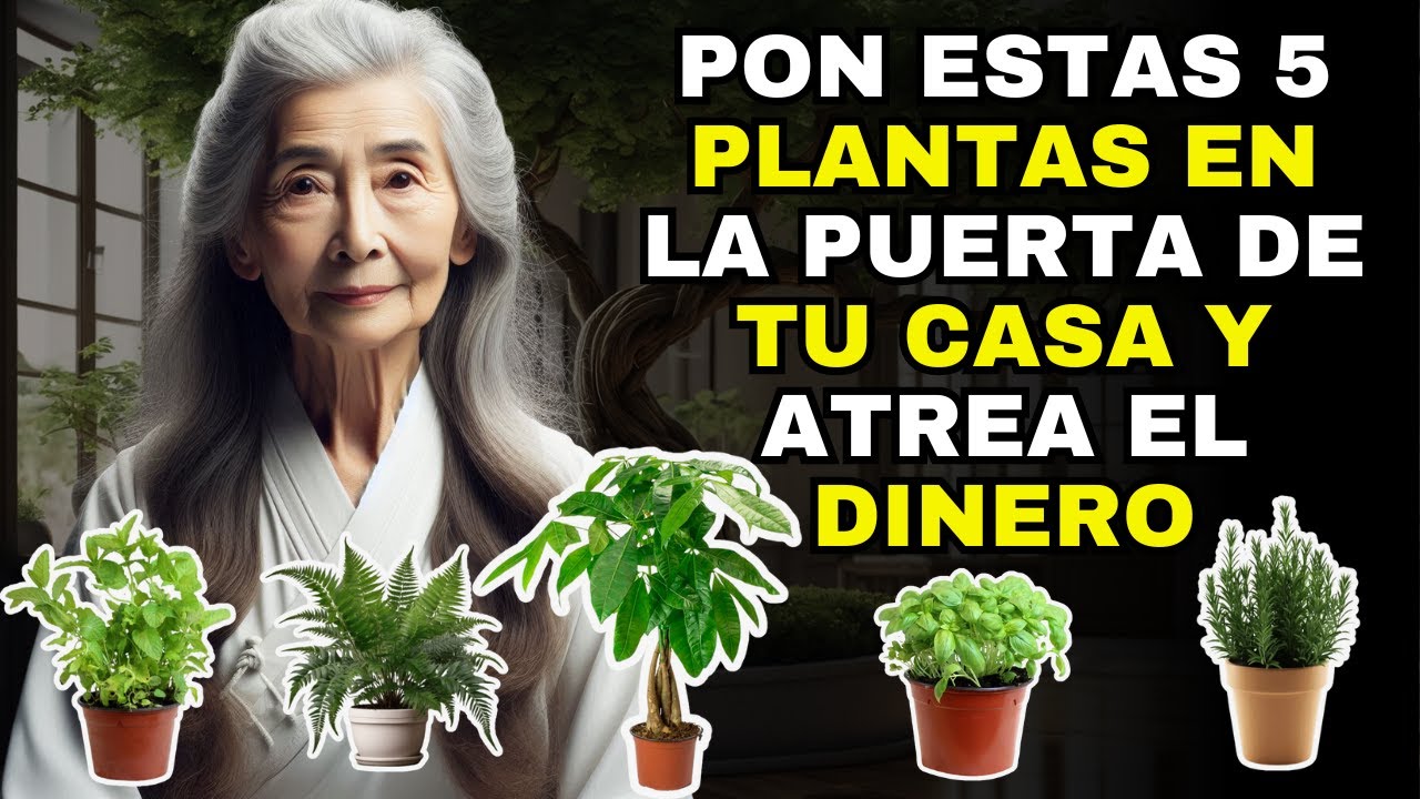 Coloca estas 5 PLANTAS en la puerta de tu casa y atrae el dinero