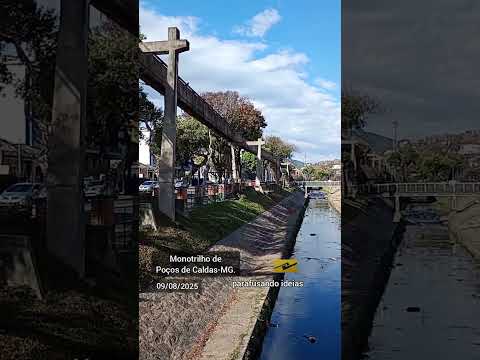 Monotrilho de Poços de Caldas-MG abandonado.